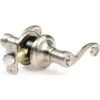 Ace Scroll Satin Nickel Entry Lockset 1-3/4 In.