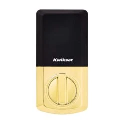 Kwikset SmartCode Polished Brass Metal Electronic Deadbolt -Irwim Door Locks Shop 039dc66b 3f77 4304 9133 b27a672ed712