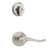 Kwikset Signature Avalon Lever Satin Nickel Inside Trim Handleset 1-3/4 In.