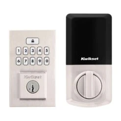 Kwikset SmartCode Satin Nickel Metal Electronic Deadbolt -Irwim Door Locks Shop 0906d4f0 50a0 4c16 997a 7e0973ab11f8