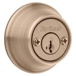 Kwikset SmartKey Security Antique Brass Metal Single Cylinder Deadbolt 6 Kwikset SmartKey Security Antique Brass Metal Single Cylinder Deadbolt -Irwim Door Locks Shop 0b97eb0d 3db9 4032 a9ea 3ede060177df