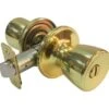 Faultless Tulip Polished Brass Privacy Knob Right Handed