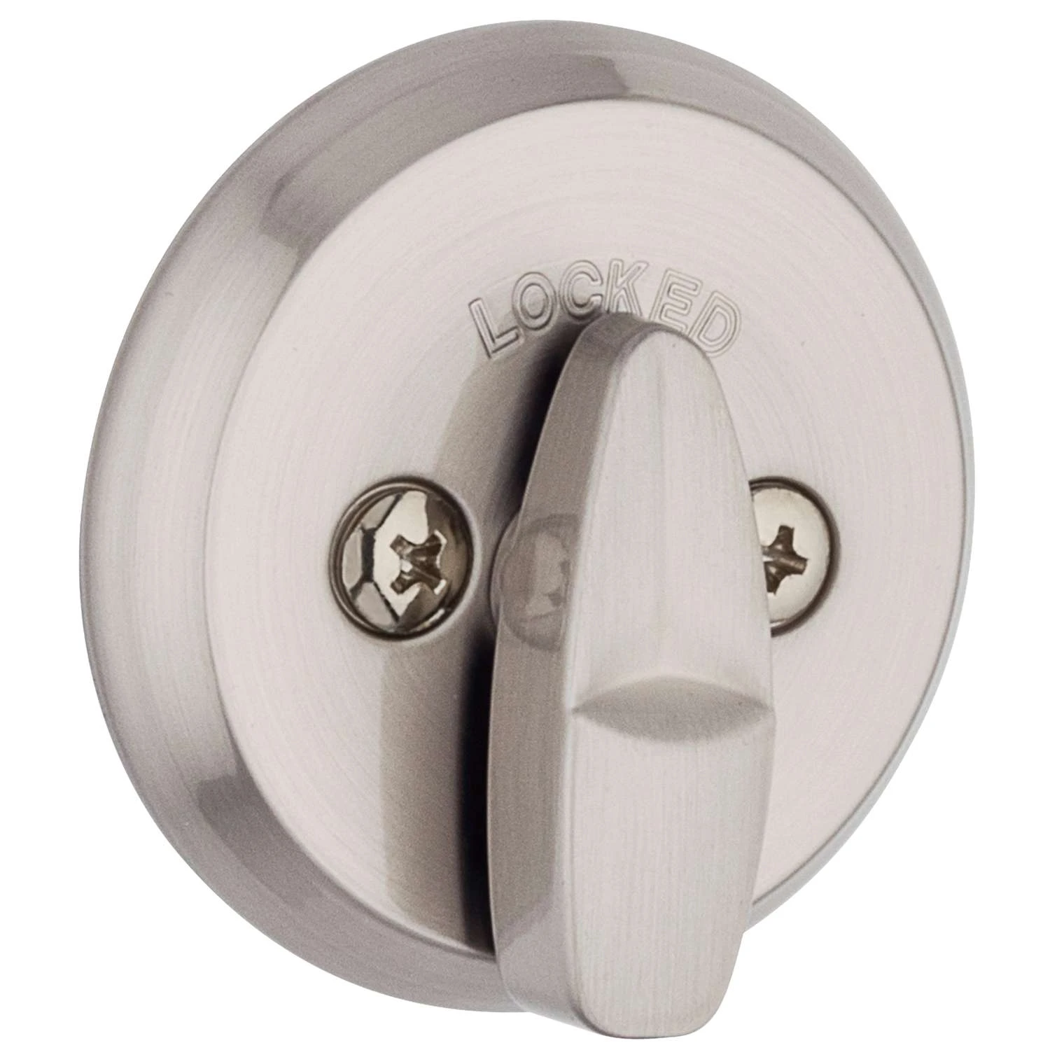 Kwikset SmartKey Satin Nickel Metal Deadbolt 3 Kwikset SmartKey Satin Nickel Metal Deadbolt - Image 3