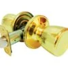 Faultless Tulip Polished Brass Passage Door Knob Right Handed