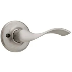 Kwikset Balboa Satin Nickel Passage Lever Right Or Left Handed