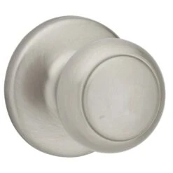 Kwikset Cove Satin Nickel Passage Door Knob Right Or Left Handed