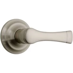Brinks Push Pull Rotate Harper Satin Nickel Passage Lever KW1 1.75 In.