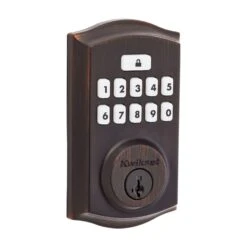 Kwikset SmartCode Venetian Bronze Metal Electronic Deadbolt -Irwim Door Locks Shop 1b046e76 c594 46cf b6f1 d04b748fda1c