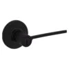Kwikset Ladera Matte Black Keyed Entry Lever 2-3/4 In.