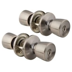 Ace Tulip Antique Brass Double Entry Door Kit 1-3/4 In.