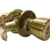 Faultless Tulip Antique Brass Privacy Knob Right Handed