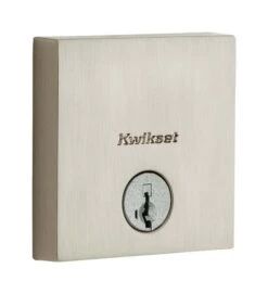 Kwikset SmartKey Satin Nickel Steel Deadbolt