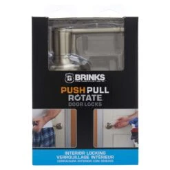 Brinks Push Pull Rotate Harper Satin Chrome Privacy Lock KW1 1.75 In. -Irwim Door Locks Shop 288b1d01 17ed 46e1 877d 61cee93db238