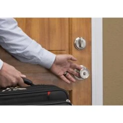 Brinks Push Pull Rotate Barrett Satin Nickel Single Cylinder Lock KW1 1.75 In. -Irwim Door Locks Shop 2e25943f 76c3 4937 87b8 80efe6817b94