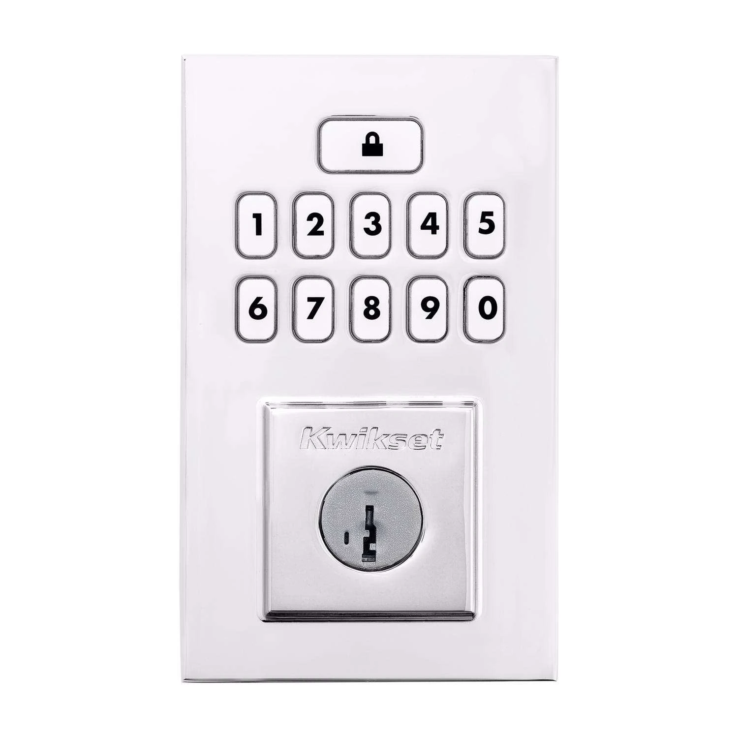 Kwikset SmartCode Polished Chrome Metal Electronic Deadbolt 2 Kwikset SmartCode Polished Chrome Metal Electronic Deadbolt - Image 2