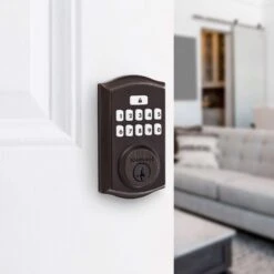 Kwikset SmartCode Venetian Bronze Metal Electronic Deadbolt -Irwim Door Locks Shop 31cf3b4b 7be0 4267 beed 63cab881624b