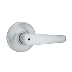 Kwikset Delta Satin Chrome Privacy Lever Right Or Left Handed