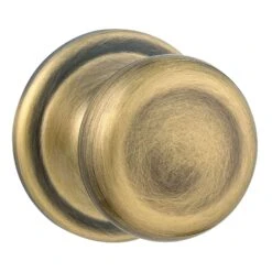 Kwikset Juno Antique Brass Passage Lockset 1-3/4 In.