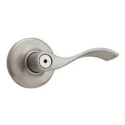 Kwikset Balboa Satin Nickel Privacy Lever Right Or Left Handed