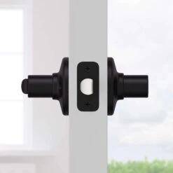 Kwikset Ladera Matte Black Bed And Bath Lever Right Or Left Handed -Irwim Door Locks Shop 3ee9634c 028a 4c21 9dc4 f23d9f9ecfde