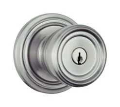 Brinks Push Pull Rotate Barrett Satin Nickel Single Cylinder Lock KW1 1.75 In.