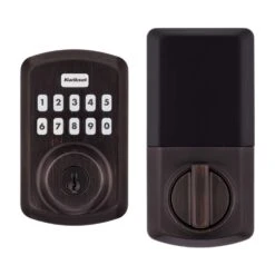 Kwikset SmartCode Venetian Bronze Zinc Electronic Deadbolt -Irwim Door Locks Shop 4b89dd25 b643 4db4 8b1f 7f1524984b2c