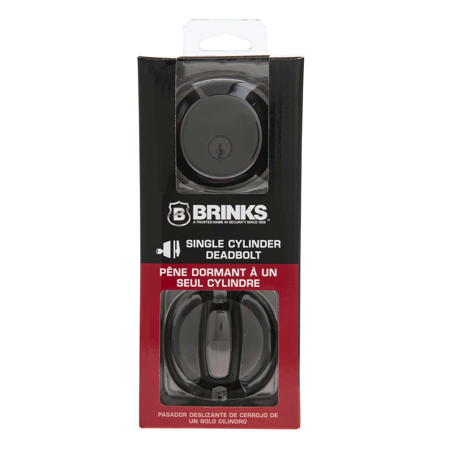 Brinks Push Pull Rotate Oil Rubbed Bronze Steel Deadbolt 3 Brinks Push Pull Rotate Oil Rubbed Bronze Steel Deadbolt - Image 3