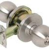 Tell Cortland Satin Chrome Entry Lockset 1-3/4 In.