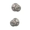Schlage Georgian Satin Nickel Entry Lockset 1-3/4 In.