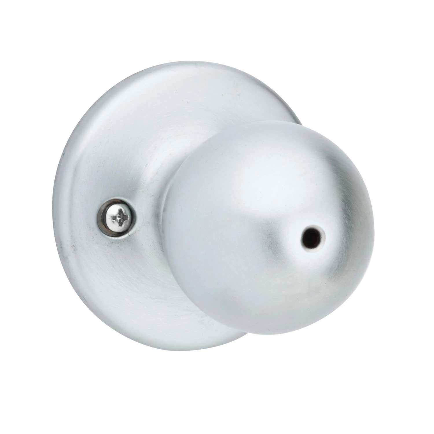 Kwikset Polo Satin Chrome Privacy Knob Right Or Left Handed 2 Kwikset Polo Satin Chrome Privacy Knob Right Or Left Handed - Image 2
