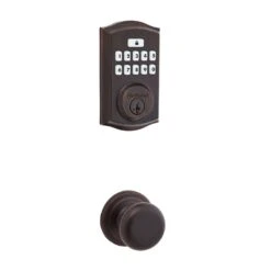 Kwikset SmartCode Venetian Bronze Metal Electronic Deadbolt -Irwim Door Locks Shop 56f4c418 f0e9 46fa 892c 109cb38af22c