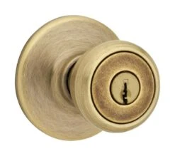 Kwikset Tylo Antique Brass Entry Knobs 1-3/4 In. -Irwim Door Locks Shop 582e6e84 c42f 4fea abb6 a301f118a272
