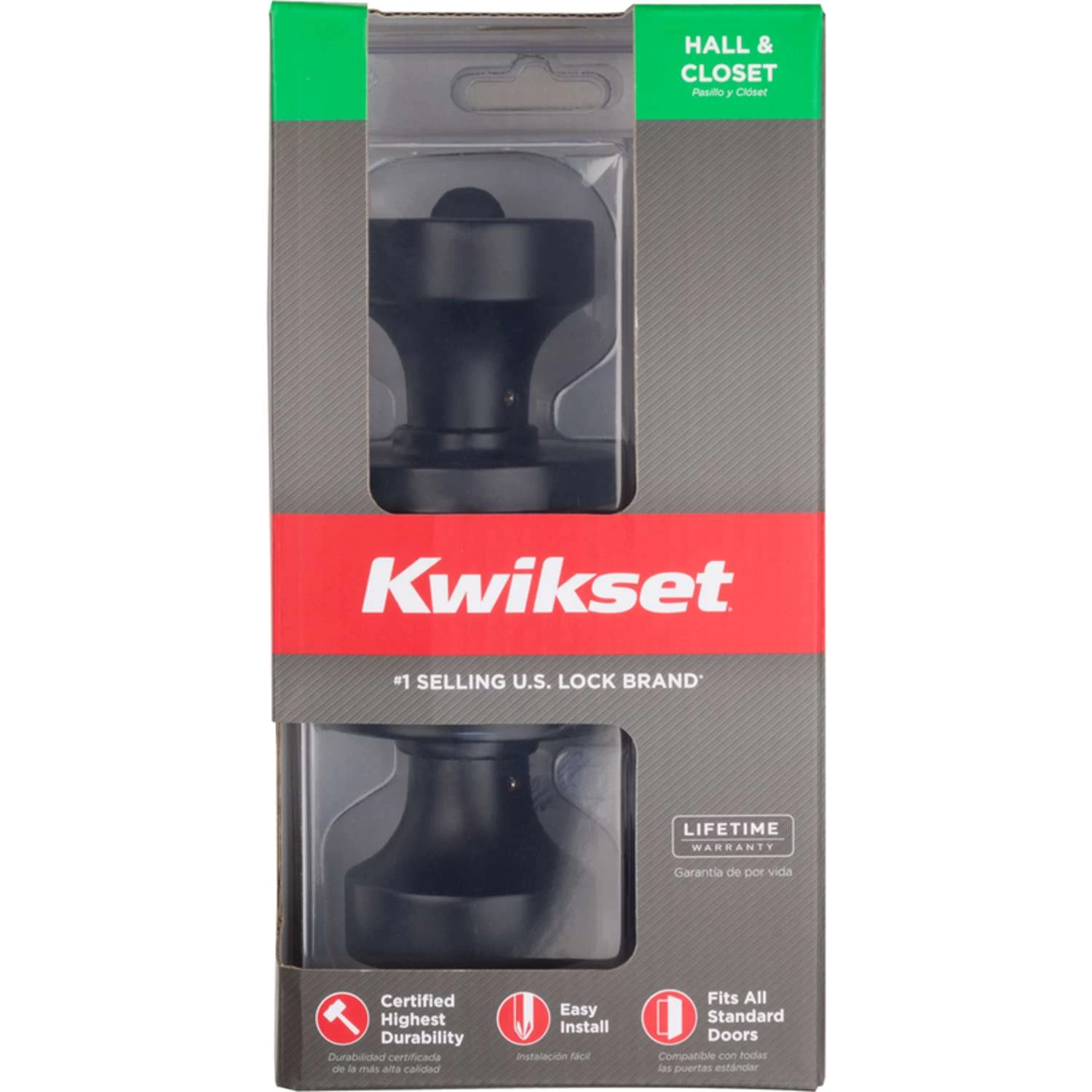 Kwikset Signature Series Pismo Iron Black Knob Right Or Left Handed 2 Kwikset Signature Series Pismo Iron Black Knob Right Or Left Handed - Image 2