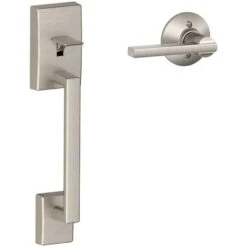 Schlage Century Satin Nickel Handleset 1-3/4 In.