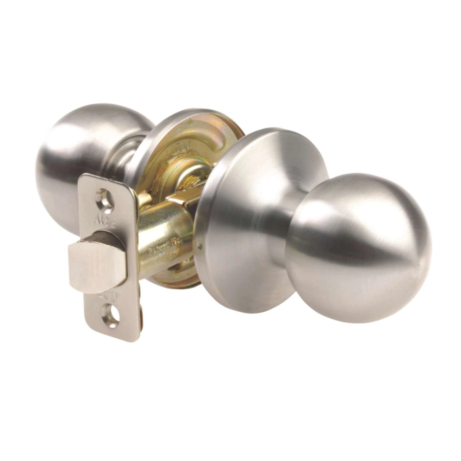 Ace Ball Satin Passage Lockset 1-3/4 In. 1 Ace Ball Satin Passage Lockset 1-3/4 In.