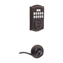 Kwikset SmartCode Venetian Bronze Metal Electronic Deadbolt -Irwim Door Locks Shop 60fa4c1f adfb 4c0e 94d2 832500bf73f4