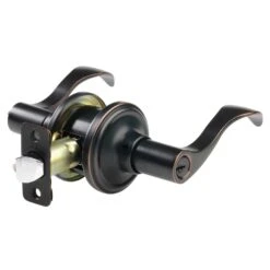Ace Wave Oil Rubbed Bronze Entry Lockset 1-3/4 In.