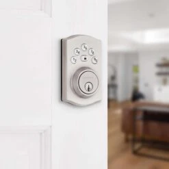Kwikset Satin Nickel Metal Electronic Keypad Entry Lock -Irwim Door Locks Shop 63303f30 bce9 4dcd 8f1b 35ba3ef40cd0