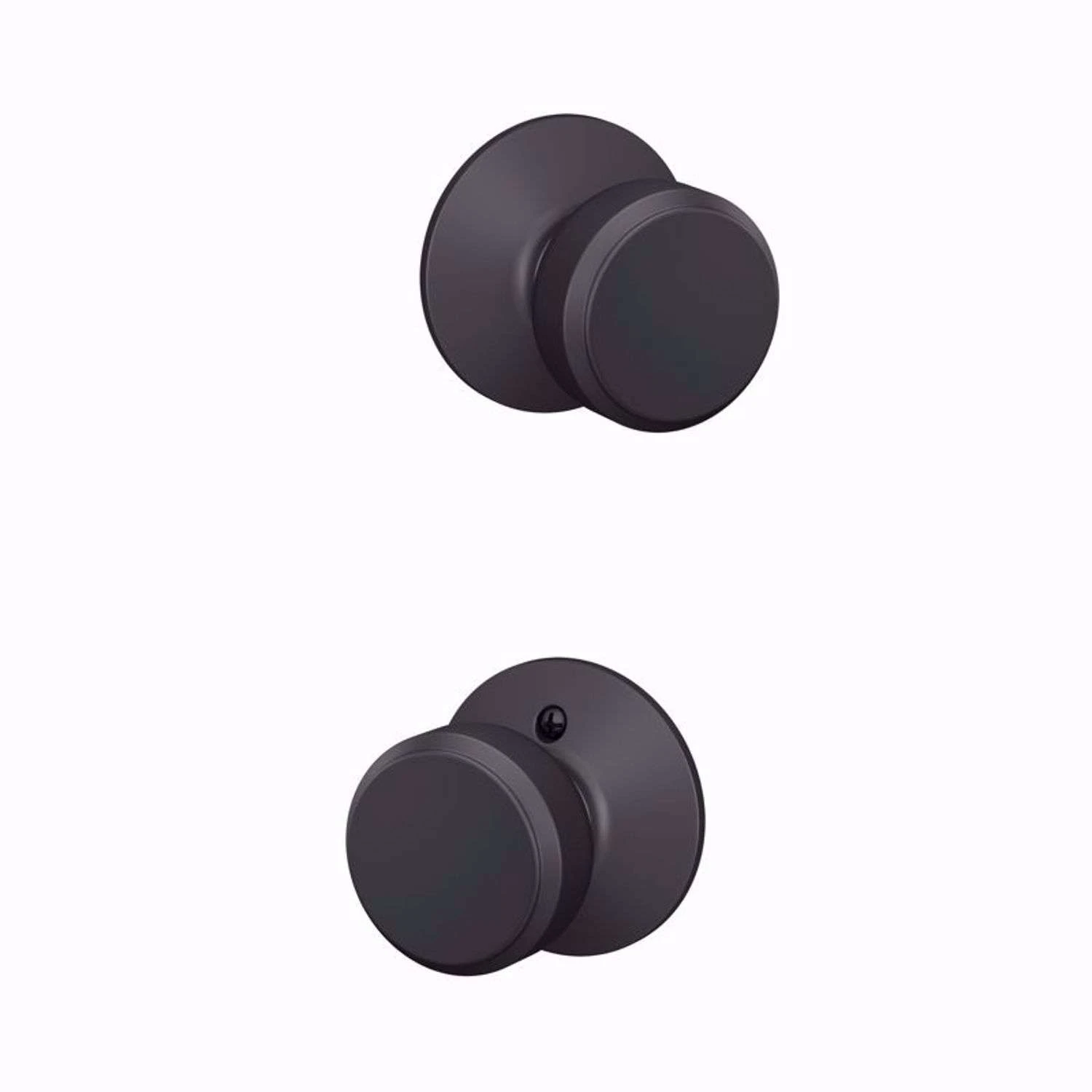 Schlage Bowery Matte Black Knob Right Or Left Handed 4 Schlage Bowery Matte Black Knob Right Or Left Handed - Image 4