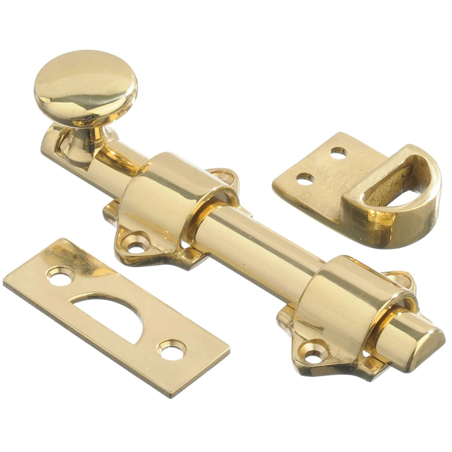 Ace Bright Brass Brass Dutch Door Bolt 2 Ace Bright Brass Brass Dutch Door Bolt - Image 2