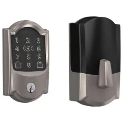 Schlage Encode Plus Satin Nickel Metal WiFi Deadbolt With Camelot Trim -Irwim Door Locks Shop 6f787454 f1f8 4d58 b60b 135ffc986fd7