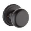 Kwikset Signature Series Hancock Knob Iron Black Passage Lockset Right Or Left Handed