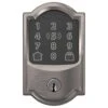Schlage Encode Plus Satin Nickel Metal WiFi Deadbolt With Camelot Trim