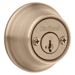 Kwikset SmartKey Security Antique Brass Metal Double Cylinder Deadbolt 6 Kwikset SmartKey Security Antique Brass Metal Double Cylinder Deadbolt -Irwim Door Locks Shop 73470988 bff5 4518 b691 2521a3370e4f