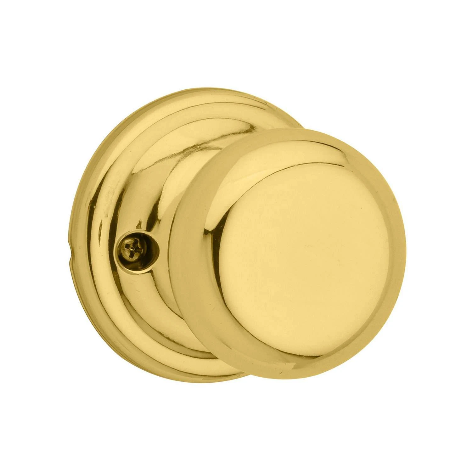Kwikset Juno Polished Brass Dummy Knob Right Or Left Handed 1 Kwikset Juno Polished Brass Dummy Knob Right Or Left Handed