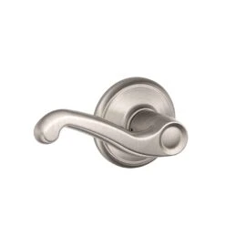 Schlage Flair Satin Nickel Passage Lockset 1-3/4 In.