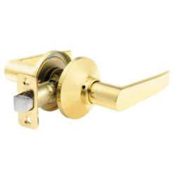 Ace Straight Polished Brass Passage Lockset 1-3/4 In.