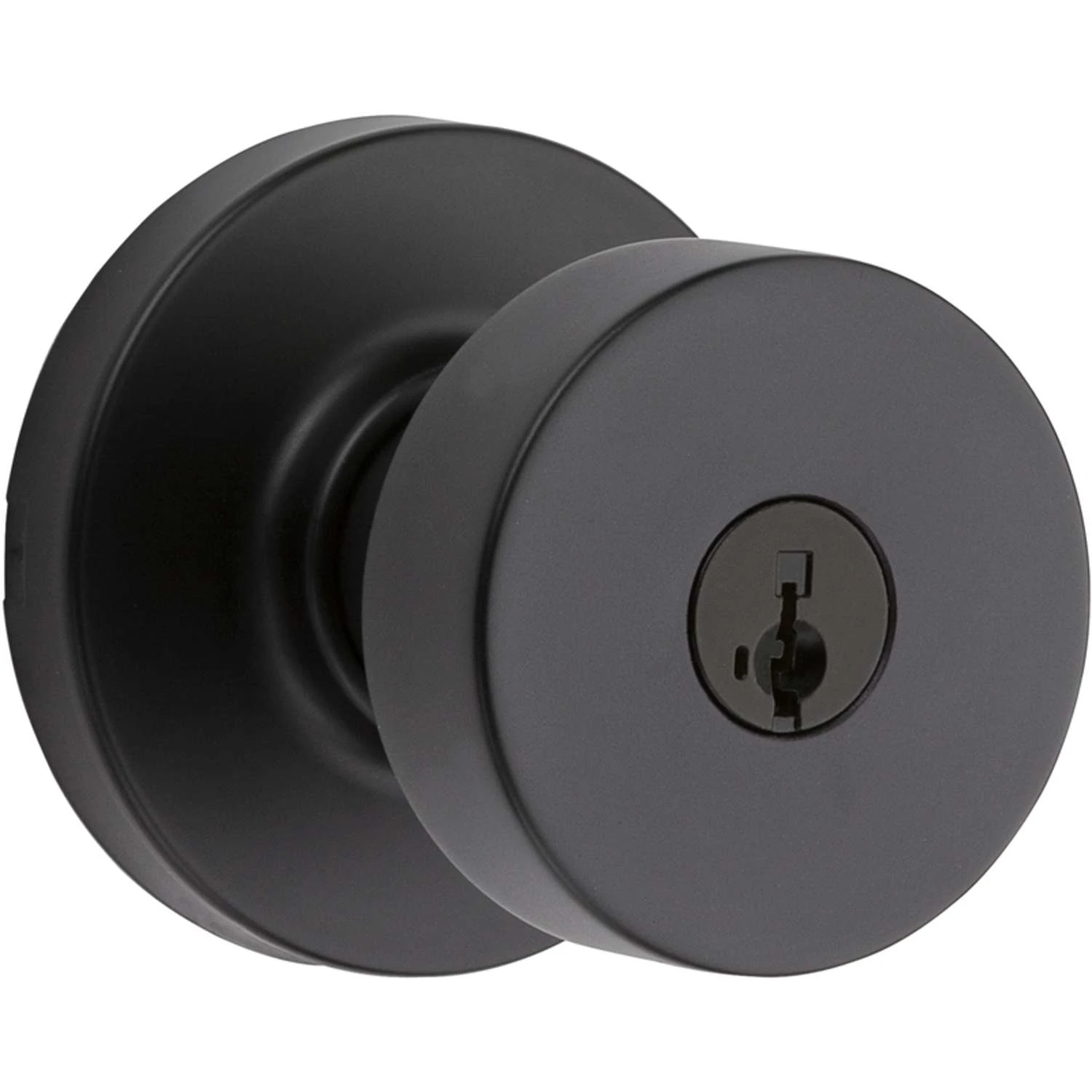 Kwikset Signature Series Pismo Iron Black Entry Knob KW1 2-1/4 In. 3 Kwikset Signature Series Pismo Iron Black Entry Knob KW1 2-1/4 In. - Image 3