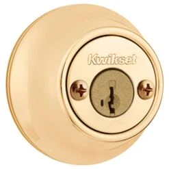 Kwikset SmartKey Security Polished Brass Metal Double Cylinder Deadbolt -Irwim Door Locks Shop 84d8d96d 0816 4d26 a49b 54e9513ee9d3