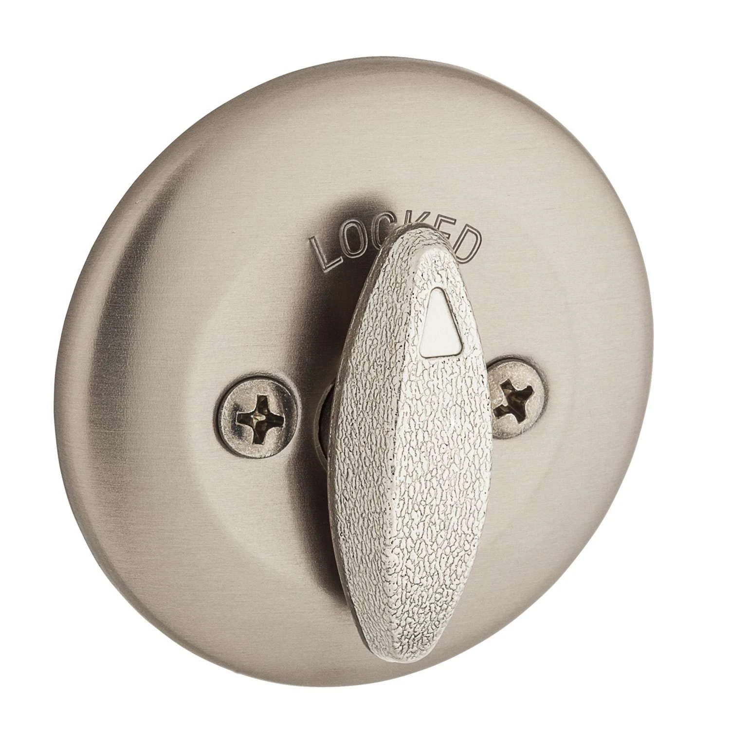 Kwikset Satin Nickel Metal Deadbolt 2 Kwikset Satin Nickel Metal Deadbolt - Image 2